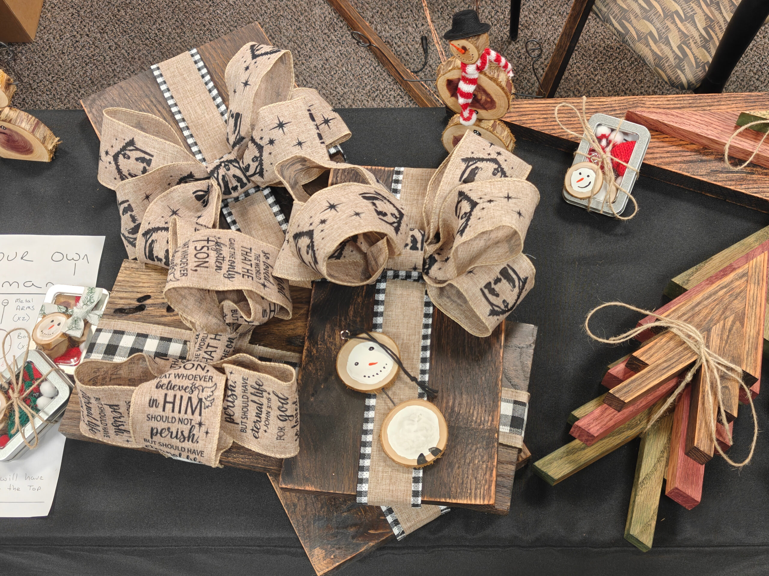 Cropped Black and Tan Packages